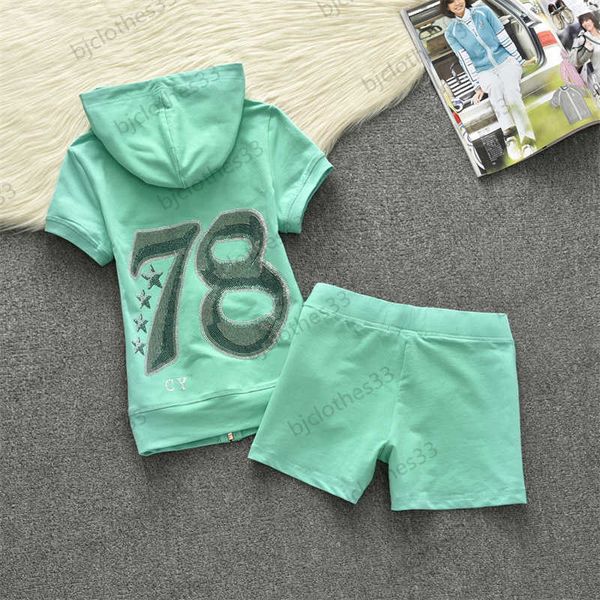 luxury two piece pants 78 embroidery short sleeve slim hooded elastic waist design solid color shorts 6 colors clothing women brand, White
luxury two piece pants 78 embroidery short sleeve slim hooded elastic waist design solid color shorts 6 colors clothing women brand, White