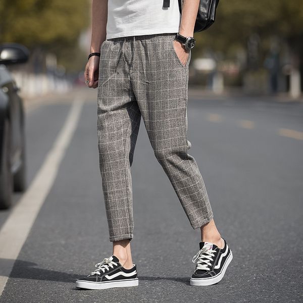 women's pants capris casual ankle-length plaid pants men trousers streetwear jogger pants men sweatpants slim fit men pants 230301, Black;white
women's pants capris casual ankle-length plaid pants men trousers streetwear jogger pants men sweatpants slim fit men pants 230301, Black;white