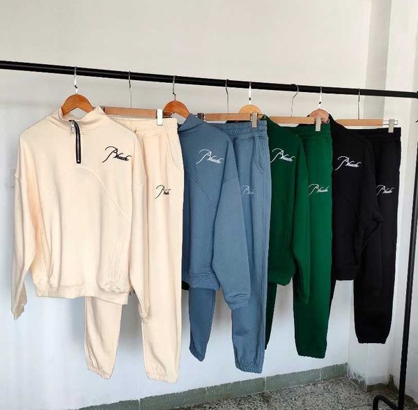and rhude autumn winter stand neck half-zip embroidery patchwork sweater men's and women's high street pants pullover, Black
and rhude autumn winter stand neck half-zip embroidery patchwork sweater men's and women's high street pants pullover, Black