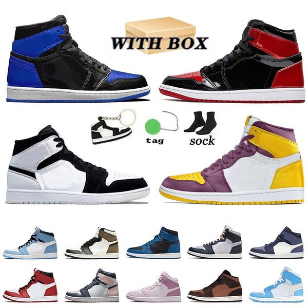 high og jumpman 1 mens women basketball shoes 1s with originals box socks patent royal blue bred mid diamond shorts brotherhood dark mocha s
high og jumpman 1 mens women basketball shoes 1s with originals box socks patent royal blue bred mid diamond shorts brotherhood dark mocha s