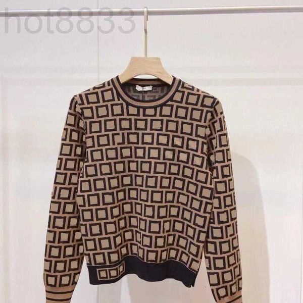 women's knits & tees designer high-quality pullover sweater full-body f jacquard loose round neck long-sleeved sweaters anz1, White
women's knits & tees designer high-quality pullover sweater full-body f jacquard loose round neck long-sleeved sweaters anz1, White