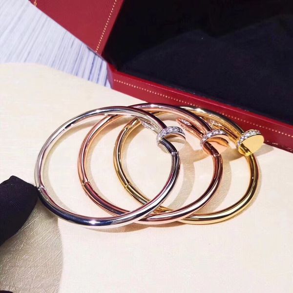 bangle love fashion classic nail encrusted titanium steel bracelet female opening adjustable light luxury exquisite senior sense bracelet cr, Black
bangle love fashion classic nail encrusted titanium steel bracelet female opening adjustable light luxury exquisite senior sense bracelet cr, Black