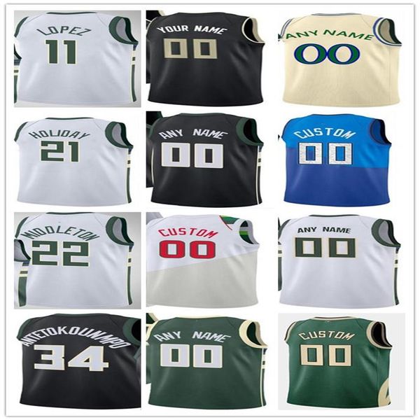mens womens youth giannis 34 antetokounmpo brook 11 lopez khris 22 middleton jrue 21 holiday custom basketball jerseys black white263d, Black;red
mens womens youth giannis 34 antetokounmpo brook 11 lopez khris 22 middleton jrue 21 holiday custom basketball jerseys black white263d, Black;red