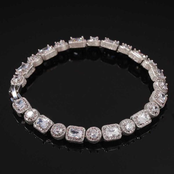 fashion hip hop bracelet tennis for men mens bracelet zirconia stone chain bracelets diamond sparkling women necklaces chains 7/8inches, Silver
fashion hip hop bracelet tennis for men mens bracelet zirconia stone chain bracelets diamond sparkling women necklaces chains 7/8inches, Silver