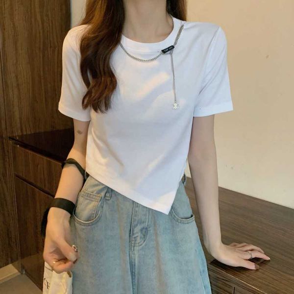 t-shirt white shoulder women's summer short-sleeved design sense small number of sweet and spicy irregular chic short ins trend
t-shirt white shoulder women's summer short-sleeved design sense small number of sweet and spicy irregular chic short ins trend