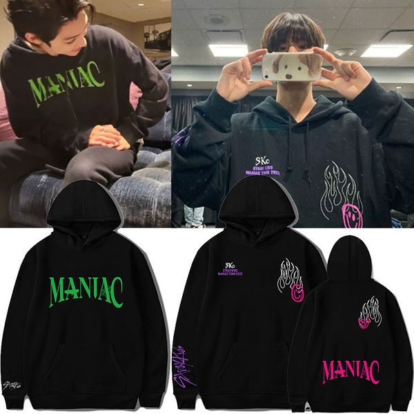 womens hoodies sweatshirts stray kids kpop skz world tour north american hoodie korean style maniac same for men women 230301, Black
womens hoodies sweatshirts stray kids kpop skz world tour north american hoodie korean style maniac same for men women 230301, Black