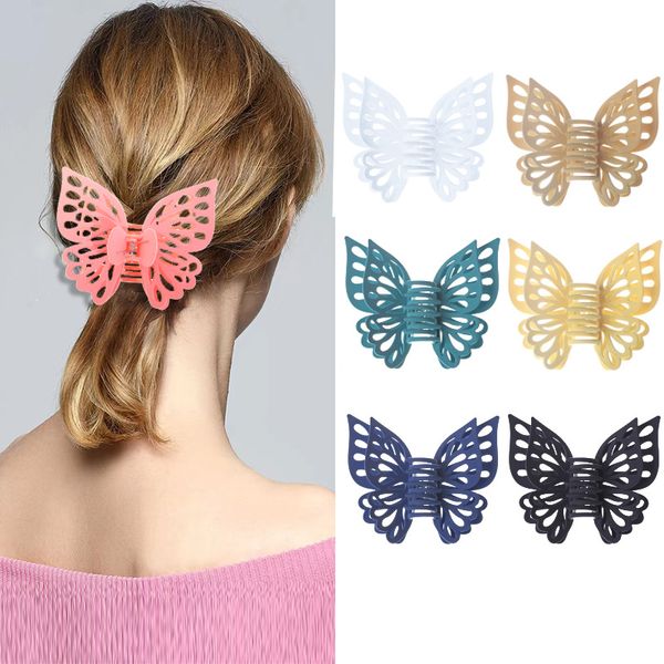 macaron frosted large butterfly clamp hollow double-layer all-match hair catch plate hair ponytail headwear for women girls hair accessories, Slivery;golden
macaron frosted large butterfly clamp hollow double-layer all-match hair catch plate hair ponytail headwear for women girls hair accessories, Slivery;golden