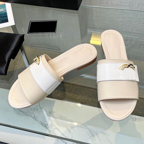 designer womens slippers low flat heels sandals with faux pearl chain cowhide slide outdoor beach shoe slip on mule pink blue outdoor casual, Black
designer womens slippers low flat heels sandals with faux pearl chain cowhide slide outdoor beach shoe slip on mule pink blue outdoor casual, Black
