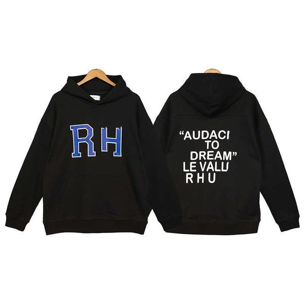 autumn and winter letter printing small fashion brand hooded loose sweater coat, Black
autumn and winter letter printing small fashion brand hooded loose sweater coat, Black
