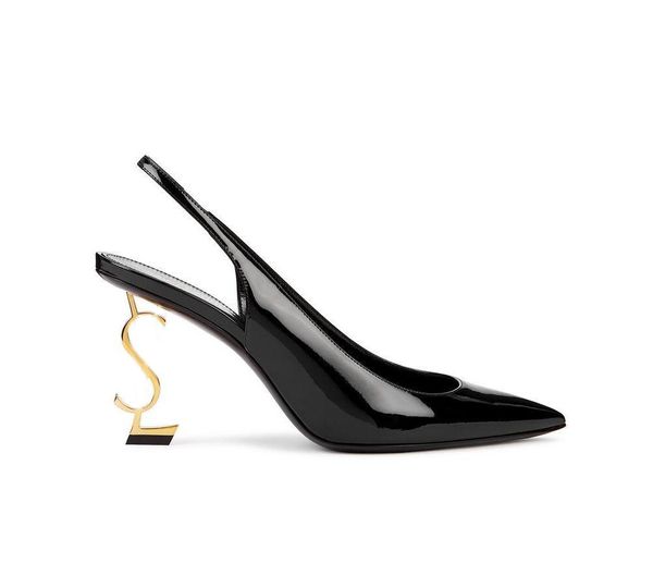 summer sandal women high heels gold heel black leather opyum pumps black slingback sandals pointe toe pumps with box 35-43
summer sandal women high heels gold heel black leather opyum pumps black slingback sandals pointe toe pumps with box 35-43