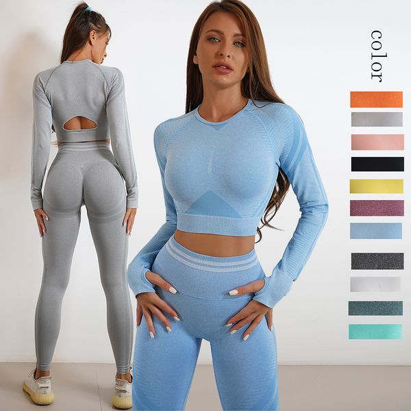 womens two piece pants yoga wear set seamless gym work out thumb hole long sleeve crop high waist legging 230228, White
womens two piece pants yoga wear set seamless gym work out thumb hole long sleeve crop high waist legging 230228, White