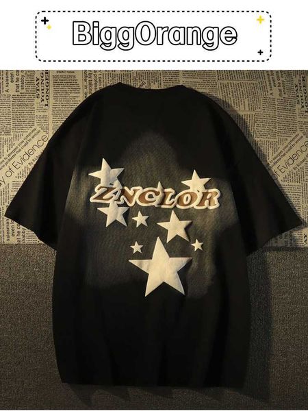 women's t-shirt summer cotton shortsleeved printed star graphic tshirt women's american retro loose fashion couple halfsleeved 2, White
women's t-shirt summer cotton shortsleeved printed star graphic tshirt women's american retro loose fashion couple halfsleeved 2, White