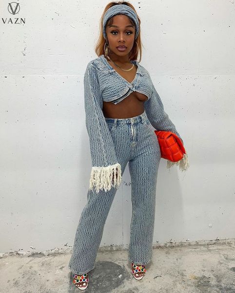 women s two piece pants vazn winter high end tassel knit solid young elegant full sleeve long wide leg goup scarf women 3 set 230228, White
women s two piece pants vazn winter high end tassel knit solid young elegant full sleeve long wide leg goup scarf women 3 set 230228, White