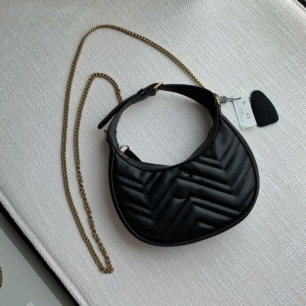 designer bag classic one shoulder bag cowhide bronze chain bag vintage fashion sense crescent handbag
designer bag classic one shoulder bag cowhide bronze chain bag vintage fashion sense crescent handbag