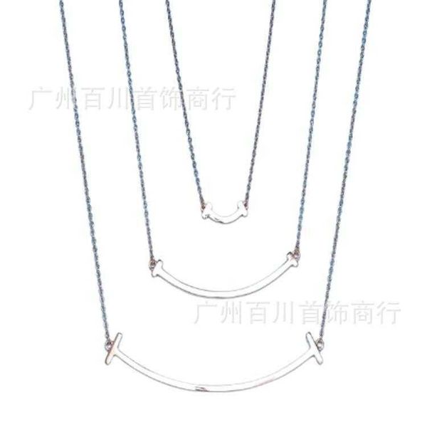 kwgd new t-house 925 sterling silver medium u-shaped smiling collar chain necklace in summer, Black
kwgd new t-house 925 sterling silver medium u-shaped smiling collar chain necklace in summer, Black