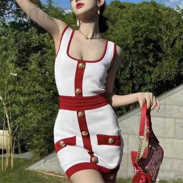 skirts&skorts designer 2022 summer new slim high waist wrapped hip a-line women's sleeveless contrast color dress l64p
skirts&skorts designer 2022 summer new slim high waist wrapped hip a-line women's sleeveless contrast color dress l64p