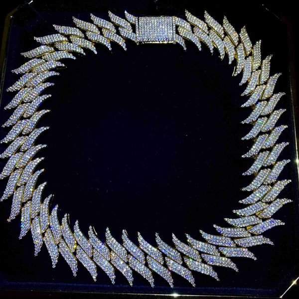 designer jewelry jewelry 925 silver hip hop jewelry 30mm prong chain
designer jewelry jewelry 925 silver hip hop jewelry 30mm prong chain