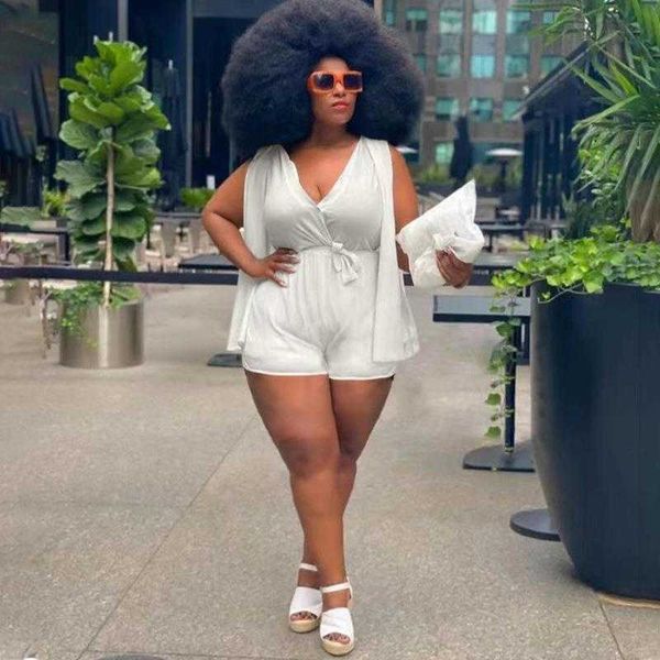 womens clothing v neck romper patchwork fashion casual plus size jumpsuit, Black;white
womens clothing v neck romper patchwork fashion casual plus size jumpsuit, Black;white