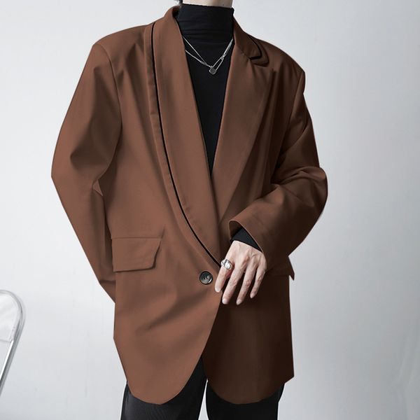 men's suits blazers incerun fashion men casual blazer lapel long sleeve streetwear elegant suits men one button solid color thin jacket, White;black
men's suits blazers incerun fashion men casual blazer lapel long sleeve streetwear elegant suits men one button solid color thin jacket, White;black