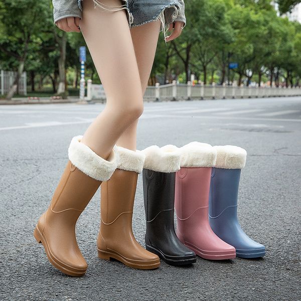 rain boots winter high rain boots for women fashion wear long plush warm shoes anti-skid waterproof kitchen rubber 230301, Black;red
rain boots winter high rain boots for women fashion wear long plush warm shoes anti-skid waterproof kitchen rubber 230301, Black;red