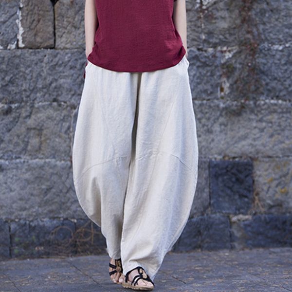 women's pants s vintage yoga clothes cotton linen women high waist baggy loose large oversized size cargo trousers wide leg 230301, Black;white
women's pants s vintage yoga clothes cotton linen women high waist baggy loose large oversized size cargo trousers wide leg 230301, Black;white