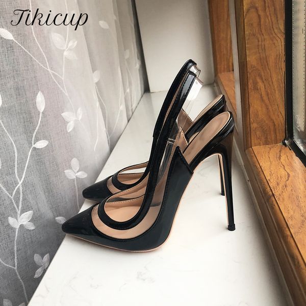 dress shoes tikicup transparent patchwork summer women black slingback high heel ladies pointy toe stiletto pumps 8cm 10cm 12cm 230301
dress shoes tikicup transparent patchwork summer women black slingback high heel ladies pointy toe stiletto pumps 8cm 10cm 12cm 230301