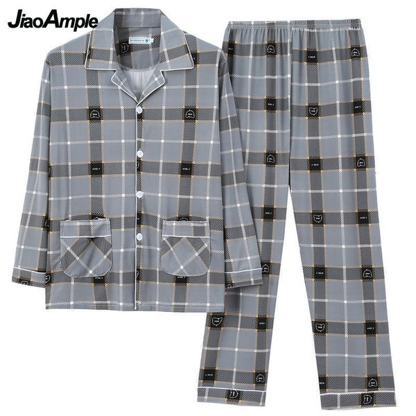 men's sleepwear men's pajamas autumn cotton sleepwear male cartoon long-sleeved trousers cardigan casual nightwear pijamas two-pie, Black;brown
men's sleepwear men's pajamas autumn cotton sleepwear male cartoon long-sleeved trousers cardigan casual nightwear pijamas two-pie, Black;brown