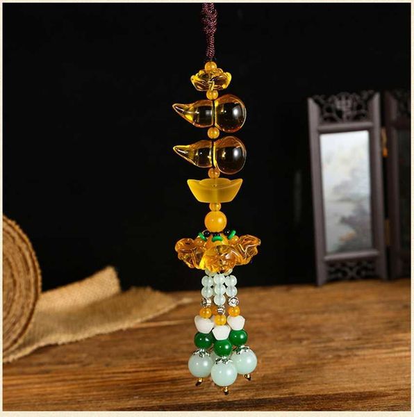 decorations gourd lotus rearview mirror interior jewelry pendant ornaments strap accessories car hanger gift r230228
decorations gourd lotus rearview mirror interior jewelry pendant ornaments strap accessories car hanger gift r230228