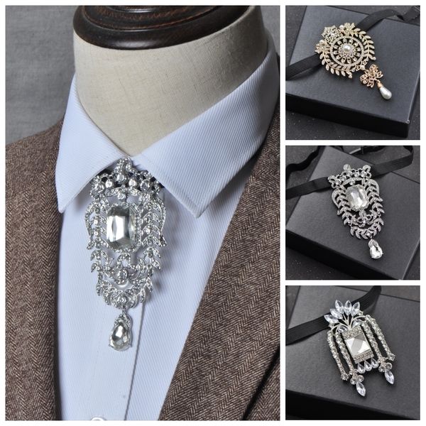 bow ties luxury men bowtie cowboy necklace bolo ties women elastic band strap alloy chic bow tie bling crystal uniform necktie 230228, Black;gray
bow ties luxury men bowtie cowboy necklace bolo ties women elastic band strap alloy chic bow tie bling crystal uniform necktie 230228, Black;gray