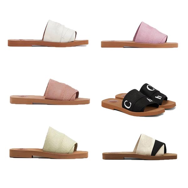 sandal designer sandals slides designer women white black pink letter cloth canvas slippers women's summer outdoor shoes35-42
sandal designer sandals slides designer women white black pink letter cloth canvas slippers women's summer outdoor shoes35-42
