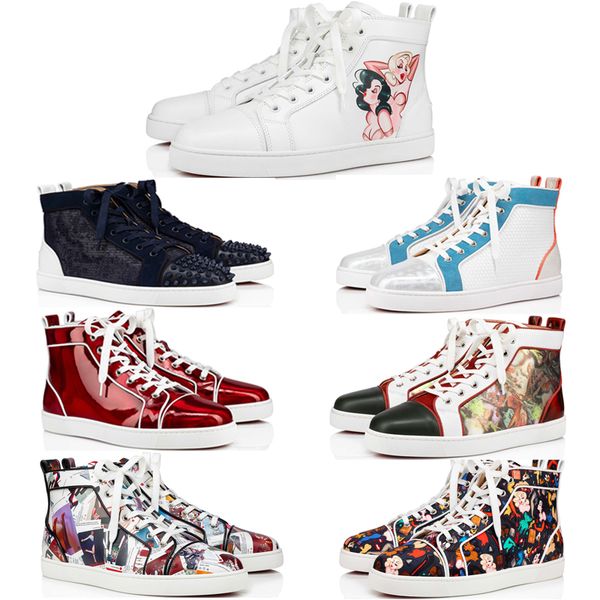 fashion brand men women casuals dress shoes lous orlato flat sneakers originals high elastic bands leather graffiti designer outdoor run wa, Black
fashion brand men women casuals dress shoes lous orlato flat sneakers originals high elastic bands leather graffiti designer outdoor run wa, Black