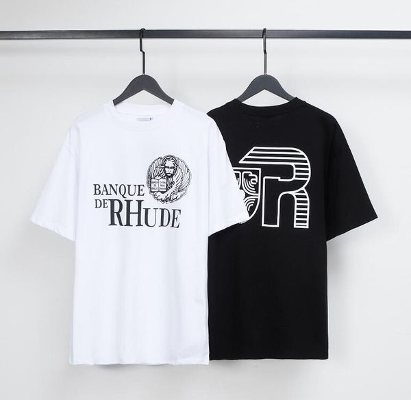 classic black white designer t shirt summer short sleeve rhude men tshirt tee mens clothes, White;black
classic black white designer t shirt summer short sleeve rhude men tshirt tee mens clothes, White;black