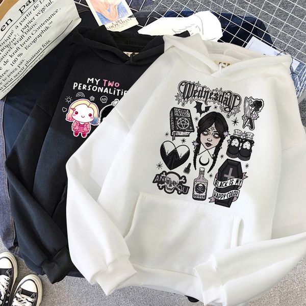 womens hoodies sweatshirts 90s y2k i hate everything wednesday addams women aesthetic winter anime tracksuit female 230301, Black
womens hoodies sweatshirts 90s y2k i hate everything wednesday addams women aesthetic winter anime tracksuit female 230301, Black