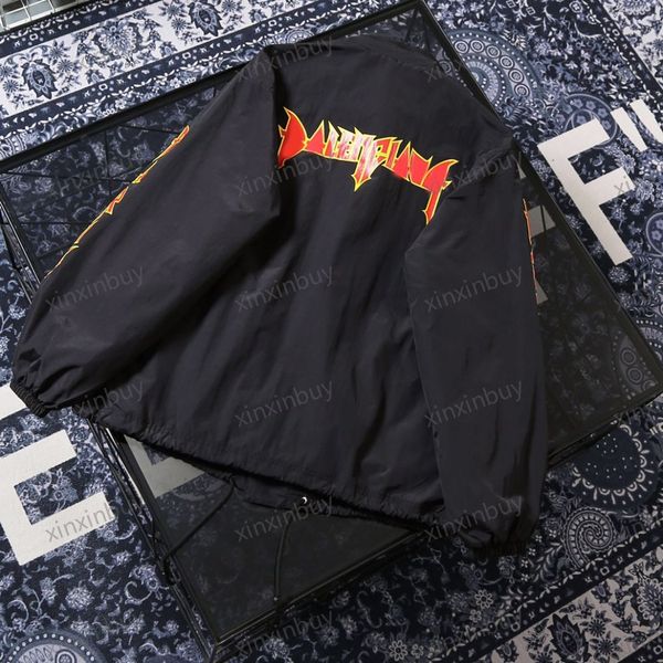 xinxinbuy men designer jacket coat 23ss paris flame letters sleeve short sleeve women black xs-2xl, Black;brown
xinxinbuy men designer jacket coat 23ss paris flame letters sleeve short sleeve women black xs-2xl, Black;brown