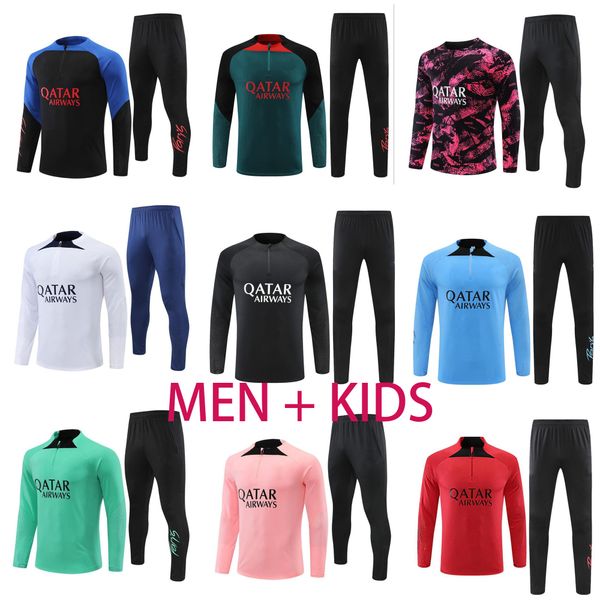 22 23 psgs tracksuit 2022 2023 football tracksuit mbappe kids and men training suit football trousers uniform chandal kit, Black
22 23 psgs tracksuit 2022 2023 football tracksuit mbappe kids and men training suit football trousers uniform chandal kit, Black