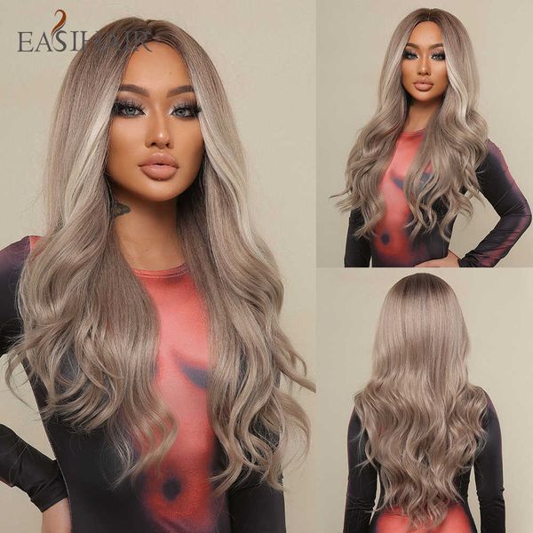 synthetic wigs easihair long grey blonde synthetic wigs with highlight wavy natural middle part for black women cosplay wig heat resistant 2
synthetic wigs easihair long grey blonde synthetic wigs with highlight wavy natural middle part for black women cosplay wig heat resistant 2