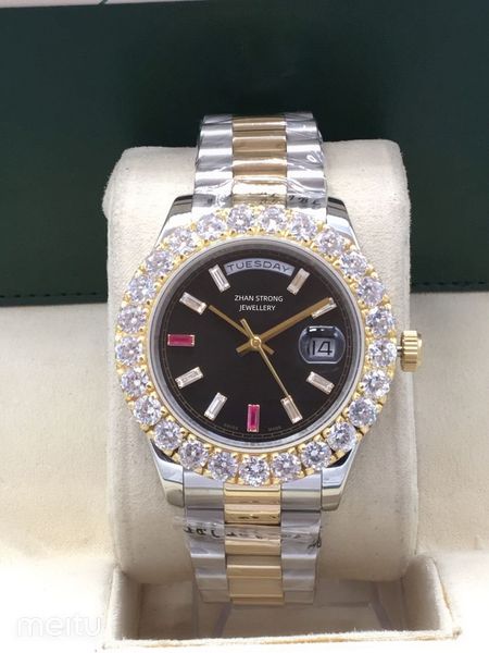 big diamond men's automatic movement watches 43mm fashion designer men mechanical wristwatches man watch stainless steel sports montre, Slivery;golden
big diamond men's automatic movement watches 43mm fashion designer men mechanical wristwatches man watch stainless steel sports montre, Slivery;golden