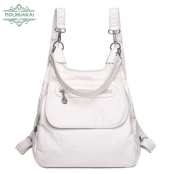 backpack multifunctional backpacks soft washed pu leather shoulder bags large capacity anti-thief backpack school bag for teenager girls 230
backpack multifunctional backpacks soft washed pu leather shoulder bags large capacity anti-thief backpack school bag for teenager girls 230
