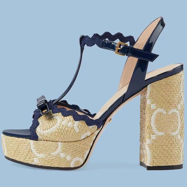 designer sandals fashion womens heels patent leather patchwork platform heel cool shoes designer buckle strap 12cm high heeled rome ladies s, Black
designer sandals fashion womens heels patent leather patchwork platform heel cool shoes designer buckle strap 12cm high heeled rome ladies s, Black