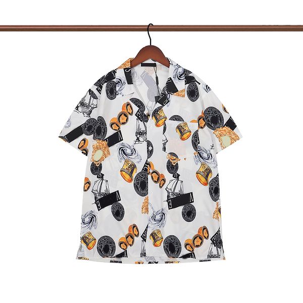 fashion hawaiian floral letter printed beach shirt men's designer silk bowling shirt casual shirt men's summer short sleeve loose, White;black
fashion hawaiian floral letter printed beach shirt men's designer silk bowling shirt casual shirt men's summer short sleeve loose, White;black