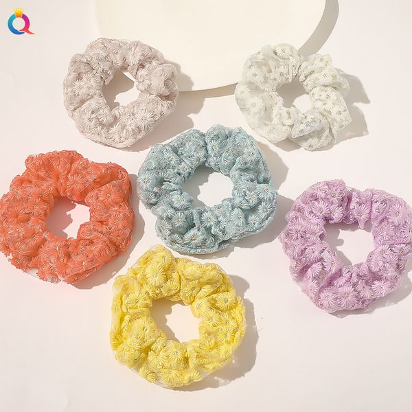 women girls lace ribbon flower scrunchie elastic handmade multicolor hair band ponytail holder headband accessories 1783, Slivery;white
women girls lace ribbon flower scrunchie elastic handmade multicolor hair band ponytail holder headband accessories 1783, Slivery;white