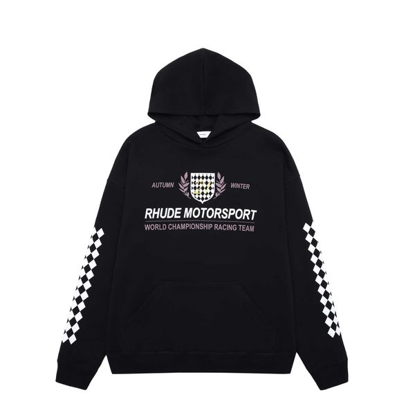 hooded rhude letter sweater fashion label printing loose men and women fashion couple hoodie fashion, Black
hooded rhude letter sweater fashion label printing loose men and women fashion couple hoodie fashion, Black