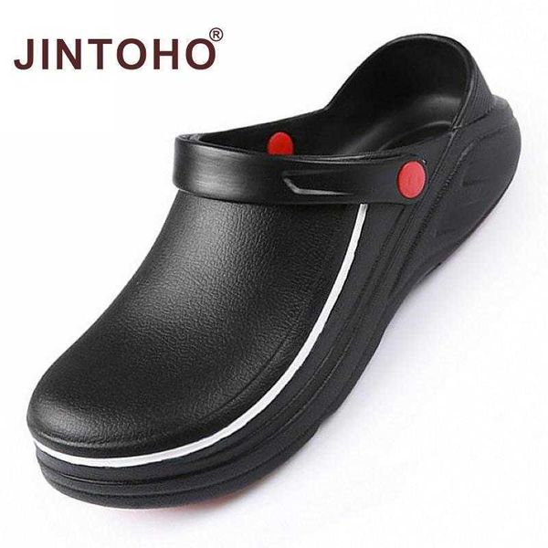 sandals sandals slippers non-slip water-proof oil-proof kitchen work chef shoes master l restaurant shoe, Black
sandals sandals slippers non-slip water-proof oil-proof kitchen work chef shoes master l restaurant shoe, Black