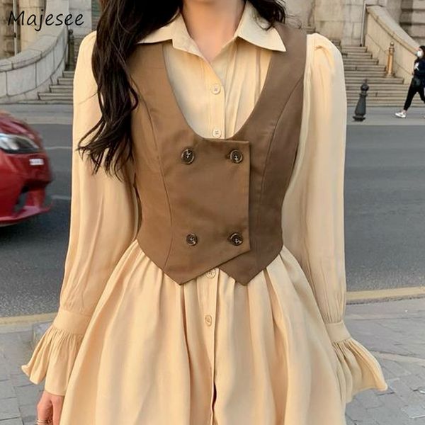 womens vests women solid double breasted spring feminine trendy sleeveless crops vintage casual comfortable allmatch high street mujer 23030, Black;white
womens vests women solid double breasted spring feminine trendy sleeveless crops vintage casual comfortable allmatch high street mujer 23030, Black;white