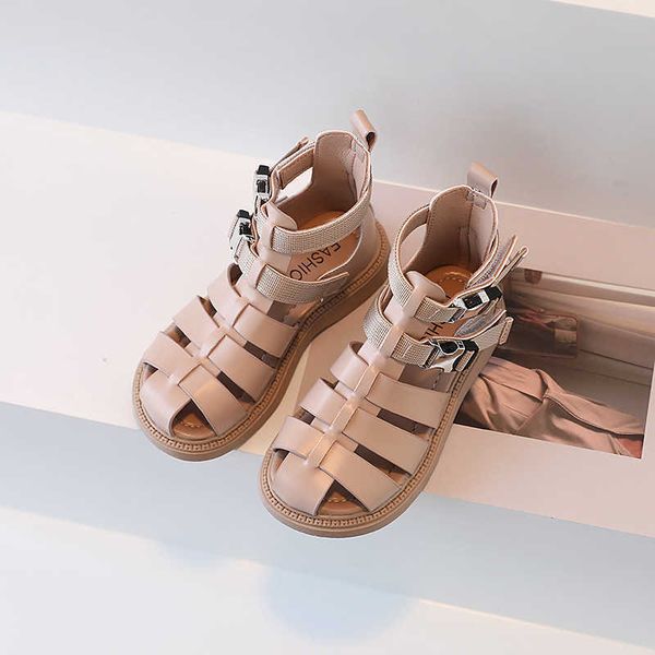 sandals girls sandals 2022 summer roman shoes beach soft sole non-slip children's shoes l230301, Black;red
sandals girls sandals 2022 summer roman shoes beach soft sole non-slip children's shoes l230301, Black;red