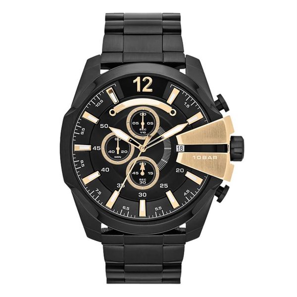 fashion brand men big case mutiple dials stainless steel band date quartz wrist watch 4338238f, Slivery;brown
fashion brand men big case mutiple dials stainless steel band date quartz wrist watch 4338238f, Slivery;brown