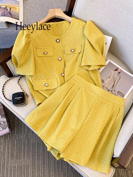 womens two piece pants summer 2 sets outfit for fashion french vintage short sleeve and shorts twopiece suit clothing 230228, White
womens two piece pants summer 2 sets outfit for fashion french vintage short sleeve and shorts twopiece suit clothing 230228, White