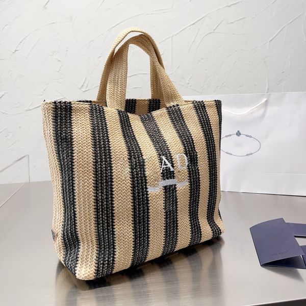 womens totes genuine raffia braided embroidered letters bags luxury designer women handbags shopping outdoor travel handbag with triangle ba
womens totes genuine raffia braided embroidered letters bags luxury designer women handbags shopping outdoor travel handbag with triangle ba