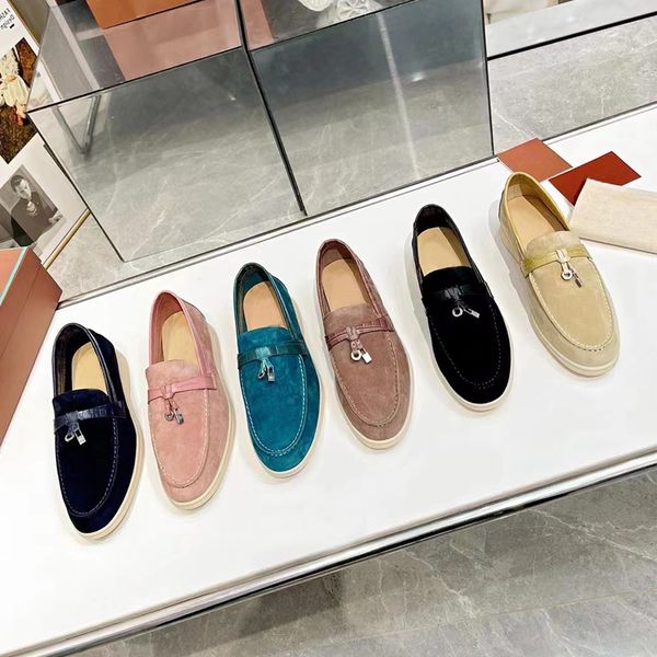 shoes dress women flat designer shoe 100% authentic cowhide metal buckle lady leather suede casual shoes mules princetown men trample lazy l
shoes dress women flat designer shoe 100% authentic cowhide metal buckle lady leather suede casual shoes mules princetown men trample lazy l
