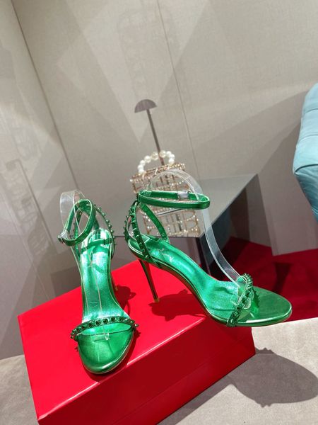 size 35-42 summer designer high heels luxury shoes metal shiny rivet sandals banquet party elegant gorgeous queen's shoes, Black
size 35-42 summer designer high heels luxury shoes metal shiny rivet sandals banquet party elegant gorgeous queen's shoes, Black